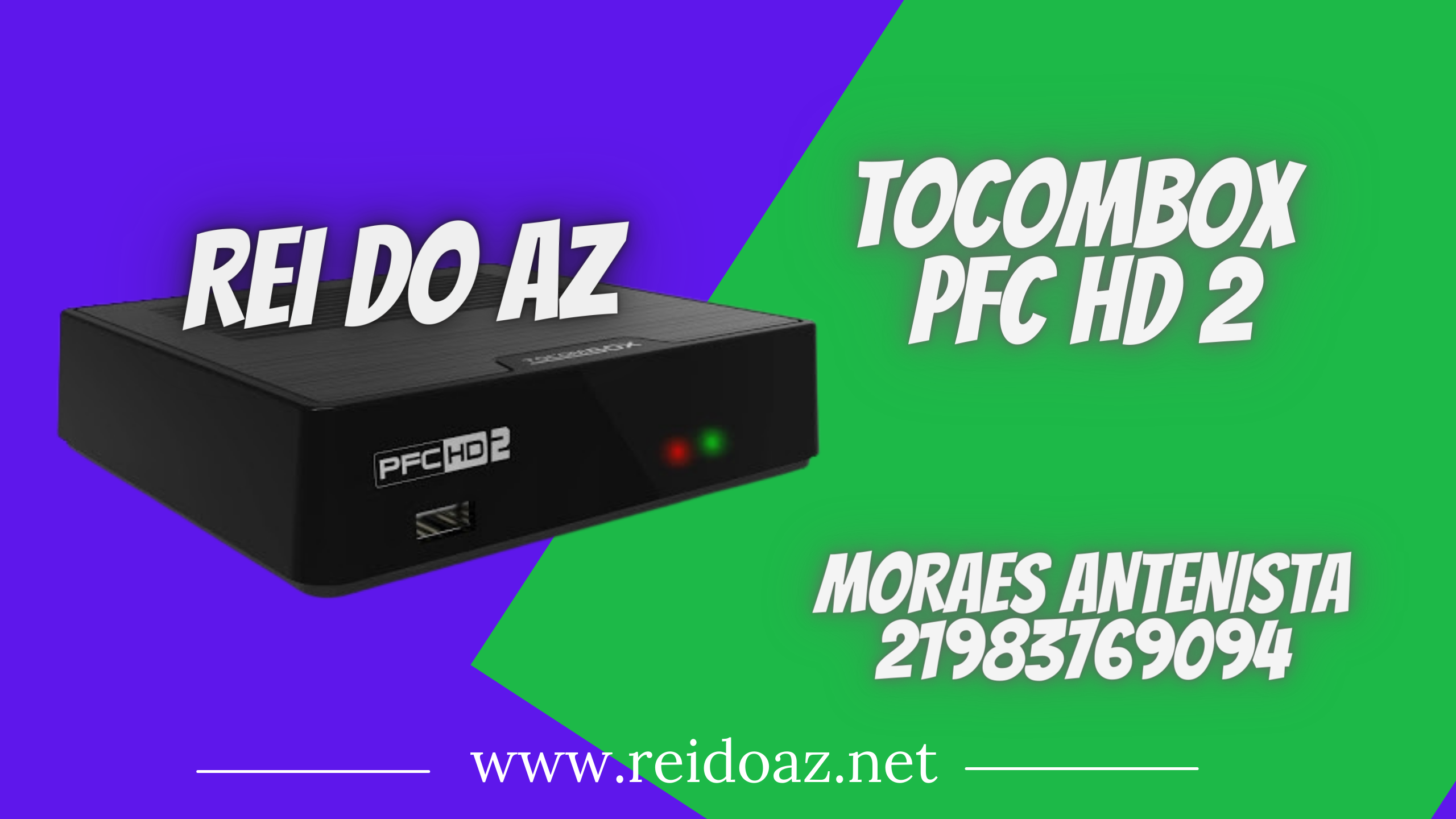 Tocombox PFC HD 2 Atualização original mais iks Pago-2023