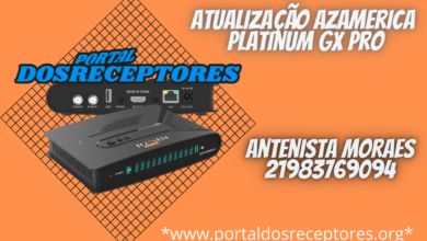 Atualização Azamerica Platinum Gx pro