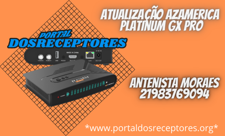 Atualização Azamerica Platinum Gx pro