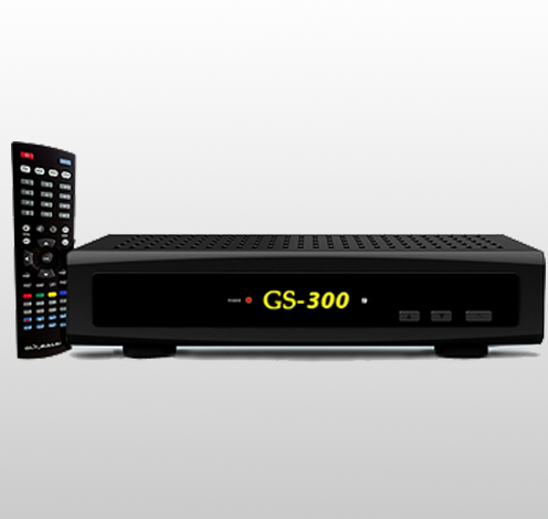 Globalsat GS300 juntamente com a atualização, mas o servidor pago abrindo os seus canais que se encontra parado ou em escalada, por apenas 15 reais mensal
