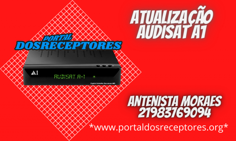 Audisat A1 mais a atualização oficial, operando com o melhor serviço de servidor pago o qual você terá acesso aos canais em Sd
